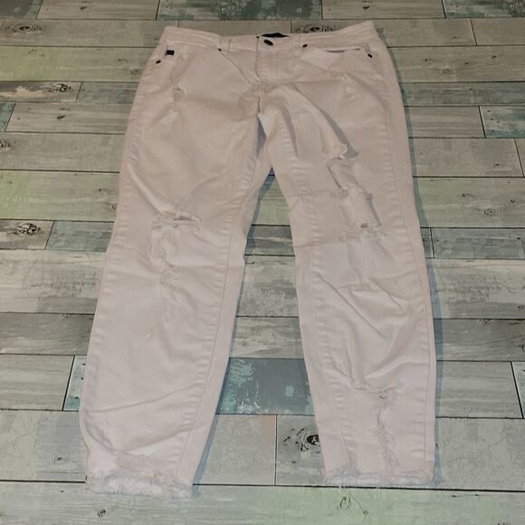 KanCan White Distressed Jeans sz 11/29 - Picture 1 of 7